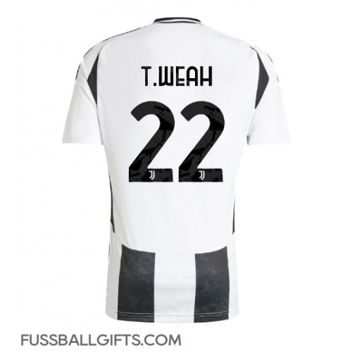 Juventus Timothy Weah #22 Fußballbekleidung Heimtrikot 2024-25 Kurzarm